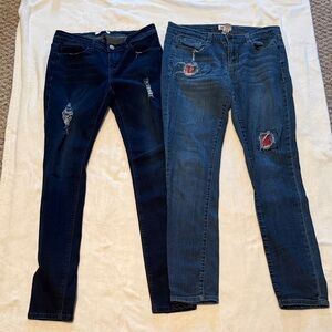 2 pairs Size 9 Jeans